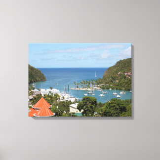 Marigot Bay Saint Lucia Canvas Afdruk