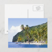 Marigot Bay, Saint Lucia, Caribisch gebied Briefkaart (Voorkant / Achterkant)