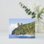 Marigot Bay, Saint Lucia, Caribisch gebied Briefkaart (Staand voorkant)