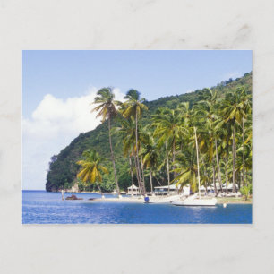 Marigot Bay, Saint Lucia, Caribisch gebied Briefkaart