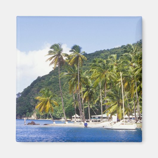 Marigot Bay, Saint Lucia, Caribisch gebied Magneet (Voorkant)