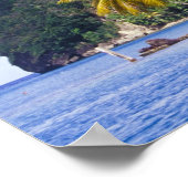 Marigot Bay, Saint Lucia, Caribisch gebied Poster (Hoek)
