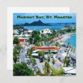 Marigot Bay, Sint-Maarten-briefkaart (Voorkant / Achterkant)