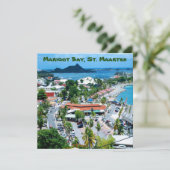 Marigot Bay, Sint-Maarten-briefkaart (Staand voorkant)