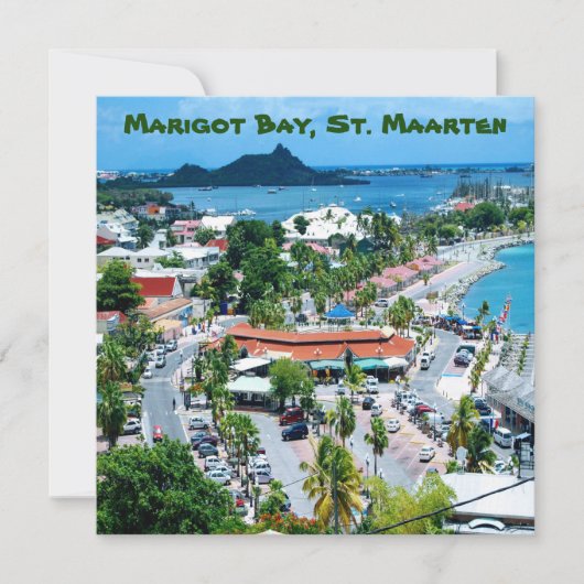 Marigot Bay, Sint-Maarten-briefkaart (Voorkant)