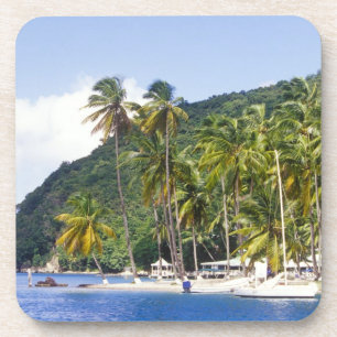 Marigot Bay, St. Lucia, Caribisch gebied Bier Onderzetter