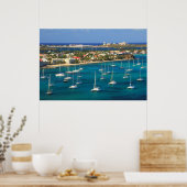 Marigot Harbour Waterfront, St. Martin Poster (Keuken)