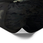 Marijnen branden een pistool M2 50 kaliber machine Poster (Hoek)