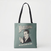 Marijuana: Settle 2nd Hand Smoke Tote Bag (Voorkant)