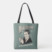 Marijuana: Settle 2nd Hand Smoke Tote Bag (Achterkant)