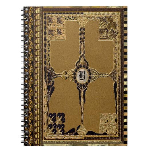 Marilayne Latoire Victoriaans Gothic Monogram Notitieboek (Voorkant)