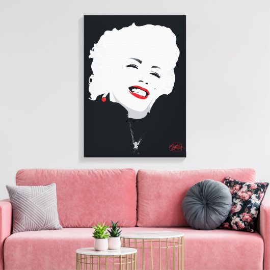 MARILYN CANVAS AFDRUK (Insitu (Woonkamer))