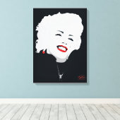 MARILYN CANVAS AFDRUK (Insitu (Houten vloer))
