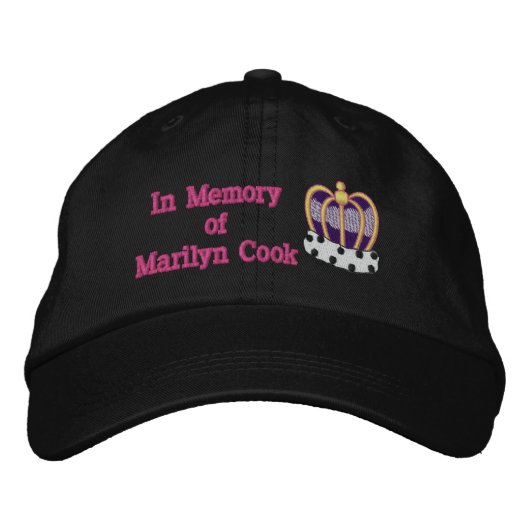 Marilyn Cook Memorial Pet (Voorkant)