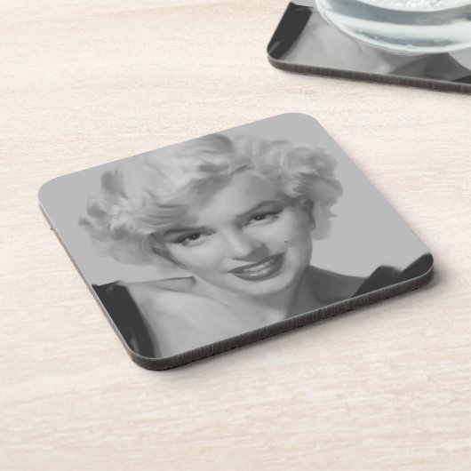 Marilyn de look bier onderzetter (Linkerzijde)