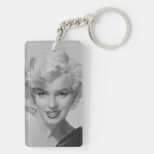 Marilyn de look sleutelhanger (achterkant)