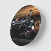 Marilyn en Elvis met Kerstmis Joy Ride Ronde Klok (Hoek)