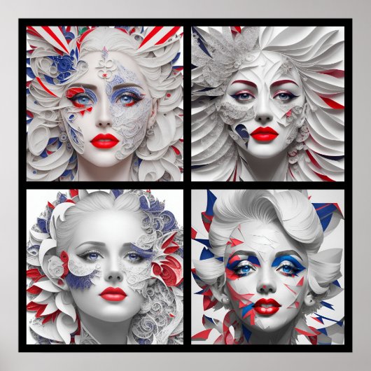 marilyn evita paper girls ink 4/4 all in one poster (Voorkant)