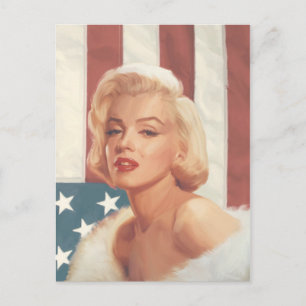 Marilyn Flag Briefkaart