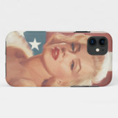 Marilyn Flag Case-Mate iPhone Case (Achterkant (horizontaal))