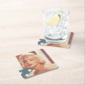 Marilyn Flag Kartonnen Onderzetters (Insitu)