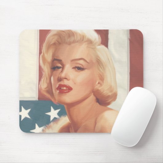 Marilyn Flag Muismat (Met muis)