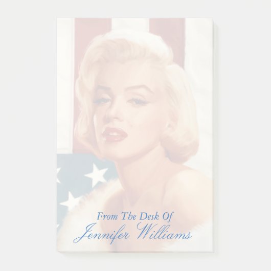 Marilyn Flag Post-it® Notes (Voorkant)
