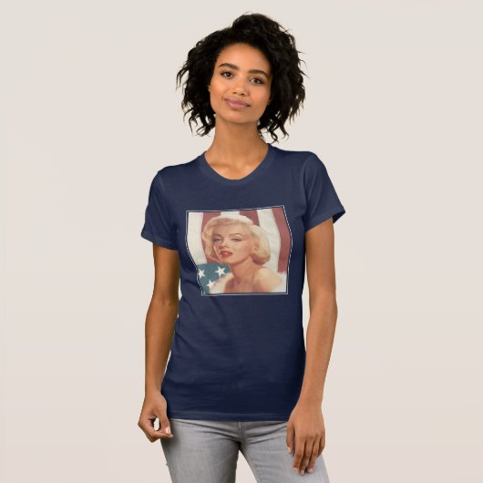 Marilyn Flag T-shirt (Voorkant volledig)