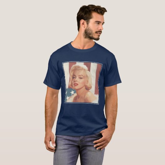 Marilyn Flag T-shirt (Voorkant volledig)