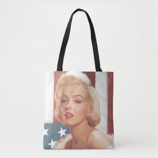 Marilyn Flag Tote Bag (Voorkant)