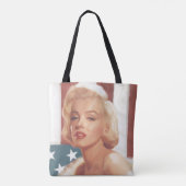 Marilyn Flag Tote Bag (Achterkant)