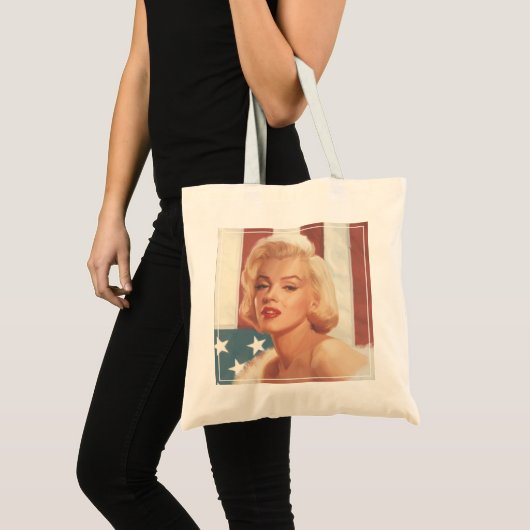 Marilyn Flag Tote Bag (Voorkant (product))