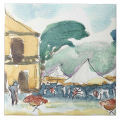 Marilyn Holmes Ceramic Tile "Ravello Italy" Tegeltje (Voorkant)