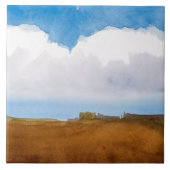 Marilyn Holmes Ceramic Tile "Study of Clouds" Tegeltje (Voorkant)