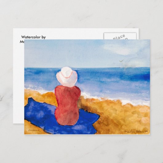 Marilyn Holmes Fine Art Briefkaart "Dreamweaver" (Voorkant / Achterkant)