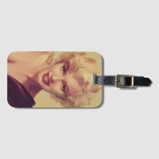 Marilyn in Black Bagagelabel (Voorkant (horizontaal))