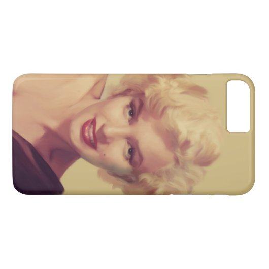Marilyn in Black Case-Mate iPhone Case (Achterkant (Horizontaal))