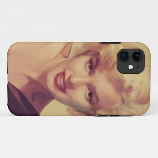 Marilyn in Black Case-Mate iPhone Case (Achterkant (horizontaal))