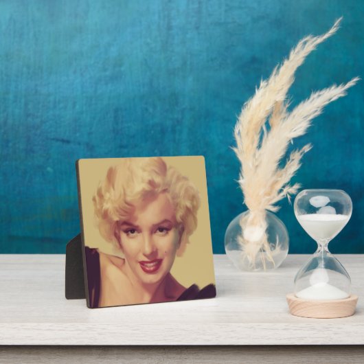 Marilyn in Black Fotoplaat (Insitu)