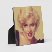 Marilyn in Black Fotoplaat (Voorkant)