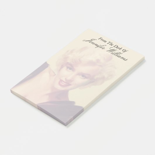 Marilyn in Black Post-it® Notes (Schuin)