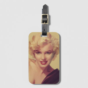 Marilyn in het zwart bagagelabel