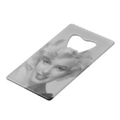 Marilyn, kijk 2 creditkaart flessenopener (Achterkant Gekanteld)