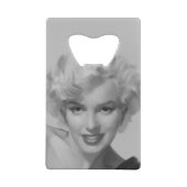 Marilyn, kijk 2 creditkaart flessenopener (Achterkant)