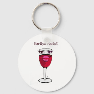 MARILYN MERLOT... WIJNAFDRUKKING DOOR JILL SLEUTELHANGER
