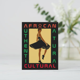 Marilyn MonFRO AFRoCA Afro Africa Black Woman Briefkaart