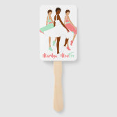 Marilyn MonFRO AFRoCA Afro Africa Black Woman Handwaaier (Achterkant)