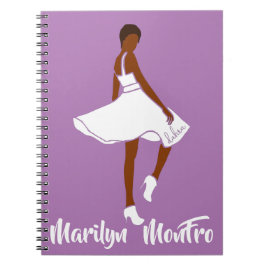 Marilyn MonFRO AFRoCA Afro Africa Black Woman Notitieboek
