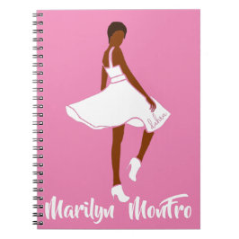 Marilyn MonFRO AFRoCA Afro Africa Black Woman Notitieboek