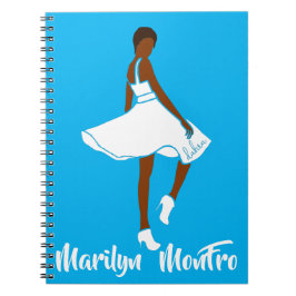 Marilyn MonFRO AFRoCA Afro Africa Black Woman Notitieboek
